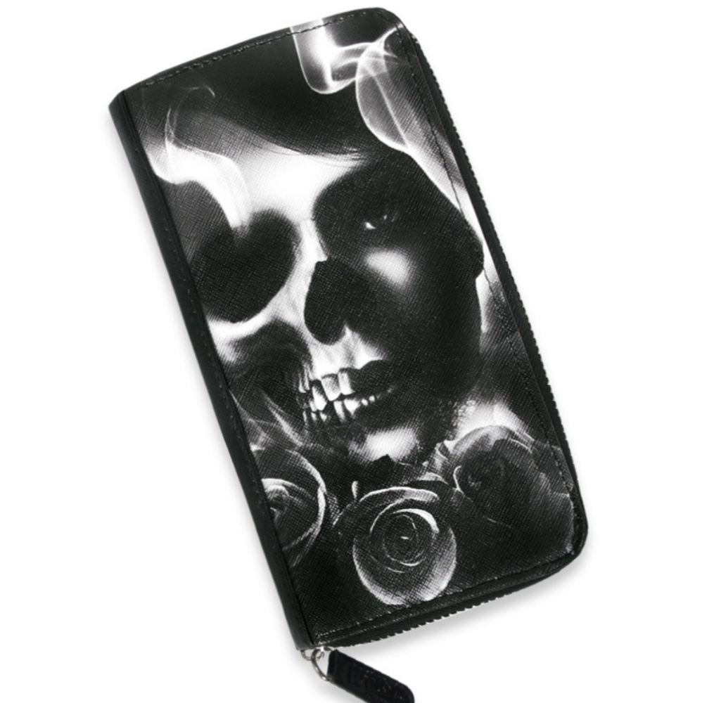 Liquor Brand Half Life Wallet gothic punk